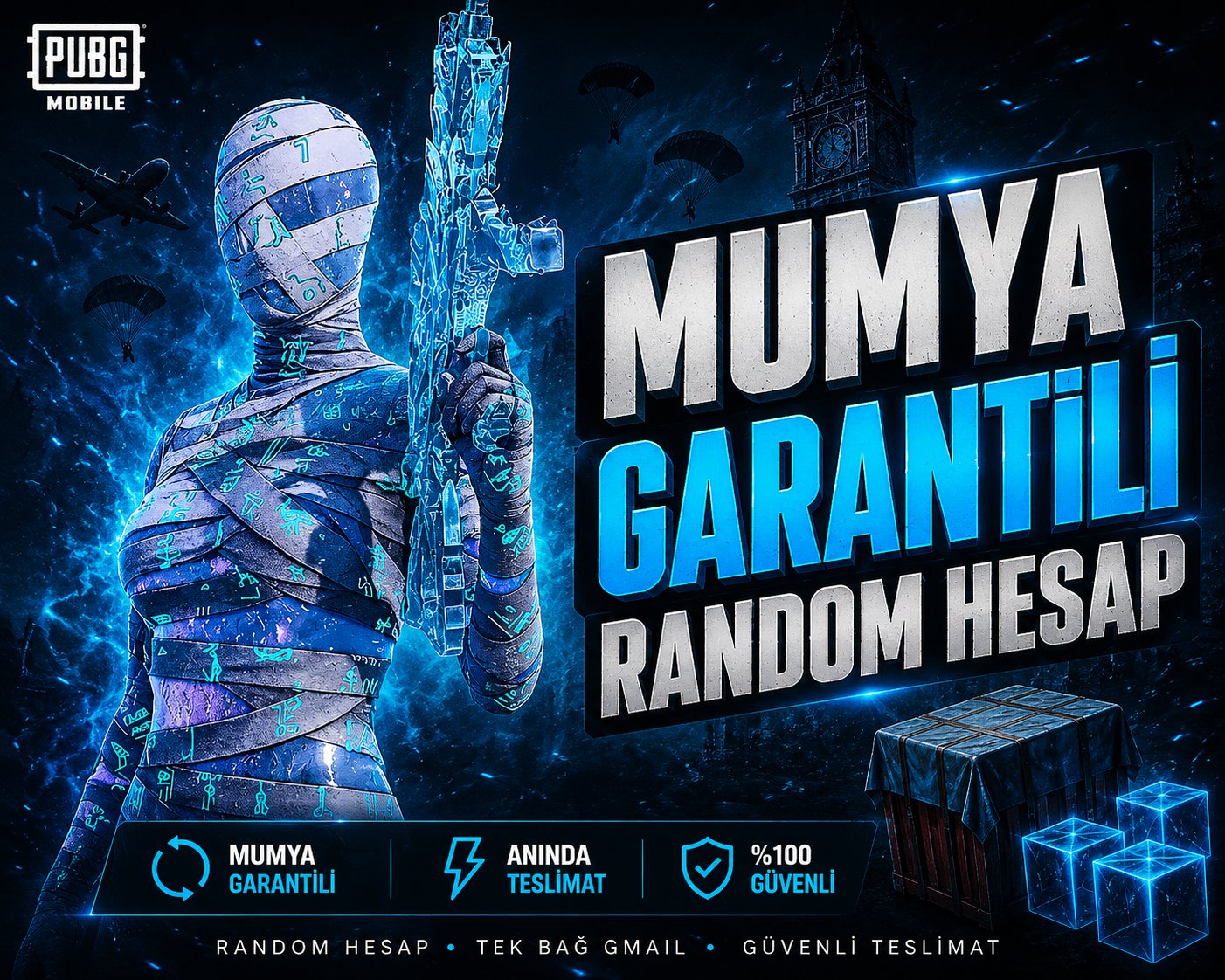 Mavi Mumya Garantili Random Hesap | Otomatik Teslimat
