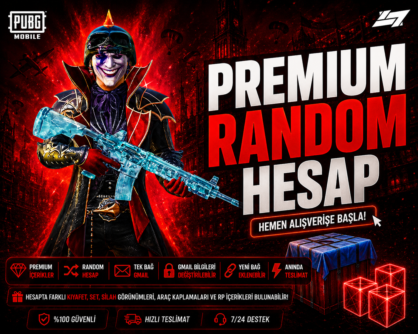 Premium Random Hesap | Otomatik Teslimat